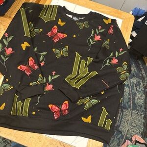 Disney’s Wicked Black Butterfly & Floral Graphic Sweatshirt